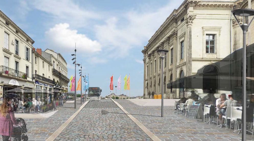 Réaménagement de la place de la Bilange et de la rue F. Roosevelt