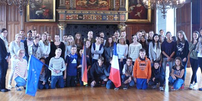 Saumur recoit les élèves Allemands
