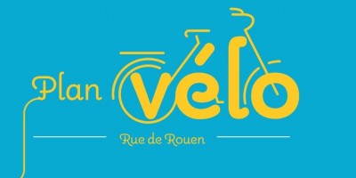 Phase 2 du Plan Vélo, route de Rouen