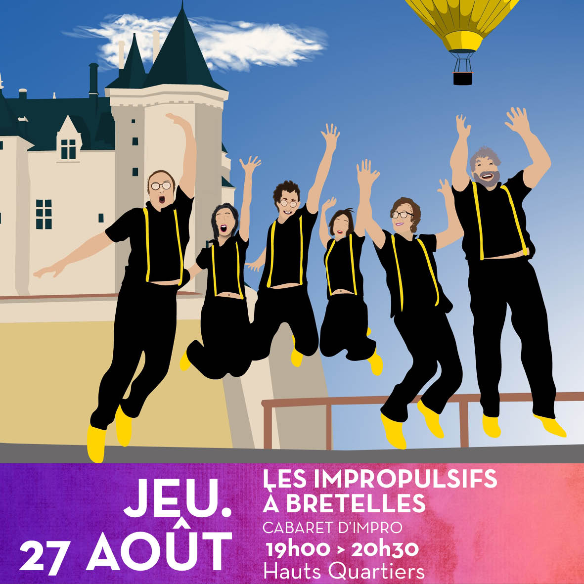 CABARET D’IMPRO - LES IMPROPULSIFS À BRETELLES