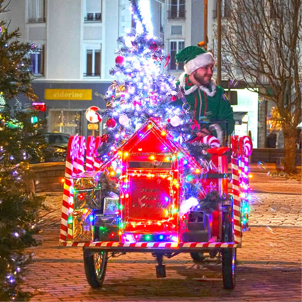 ELFE POSTIER DE NOËL CIE AICOM 36