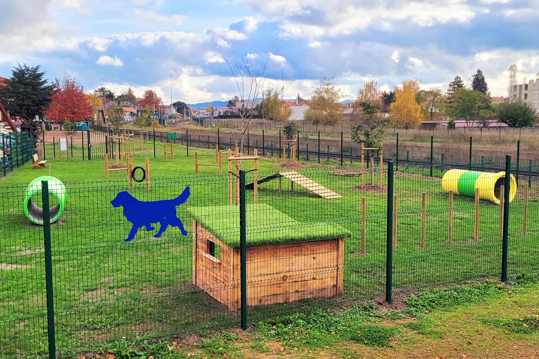 Espace sans laisse pour chien