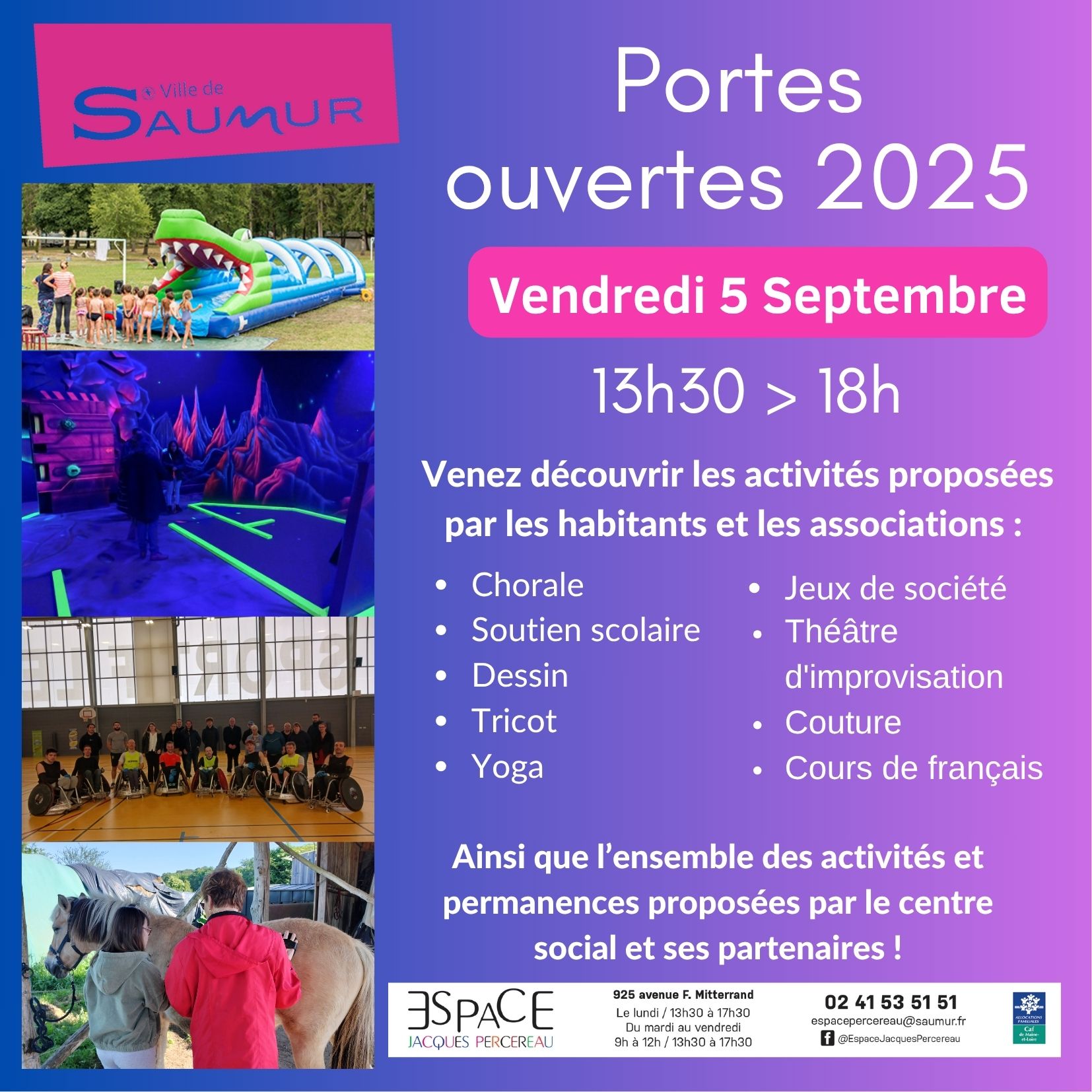 Invitation portes ouvertes 2025 