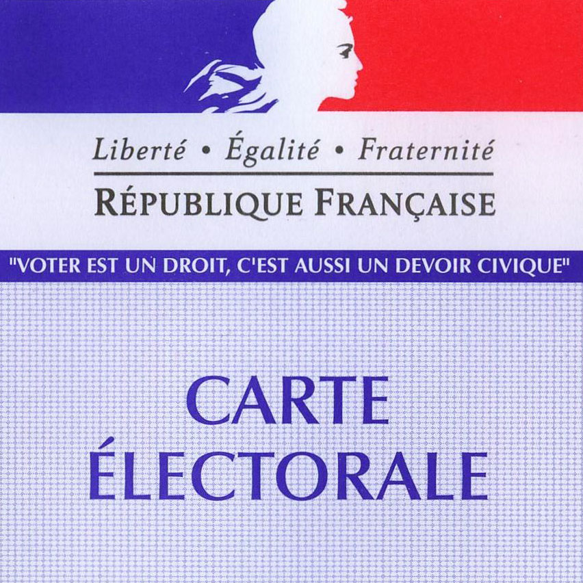 Obtenir une nouvelle carte électorale