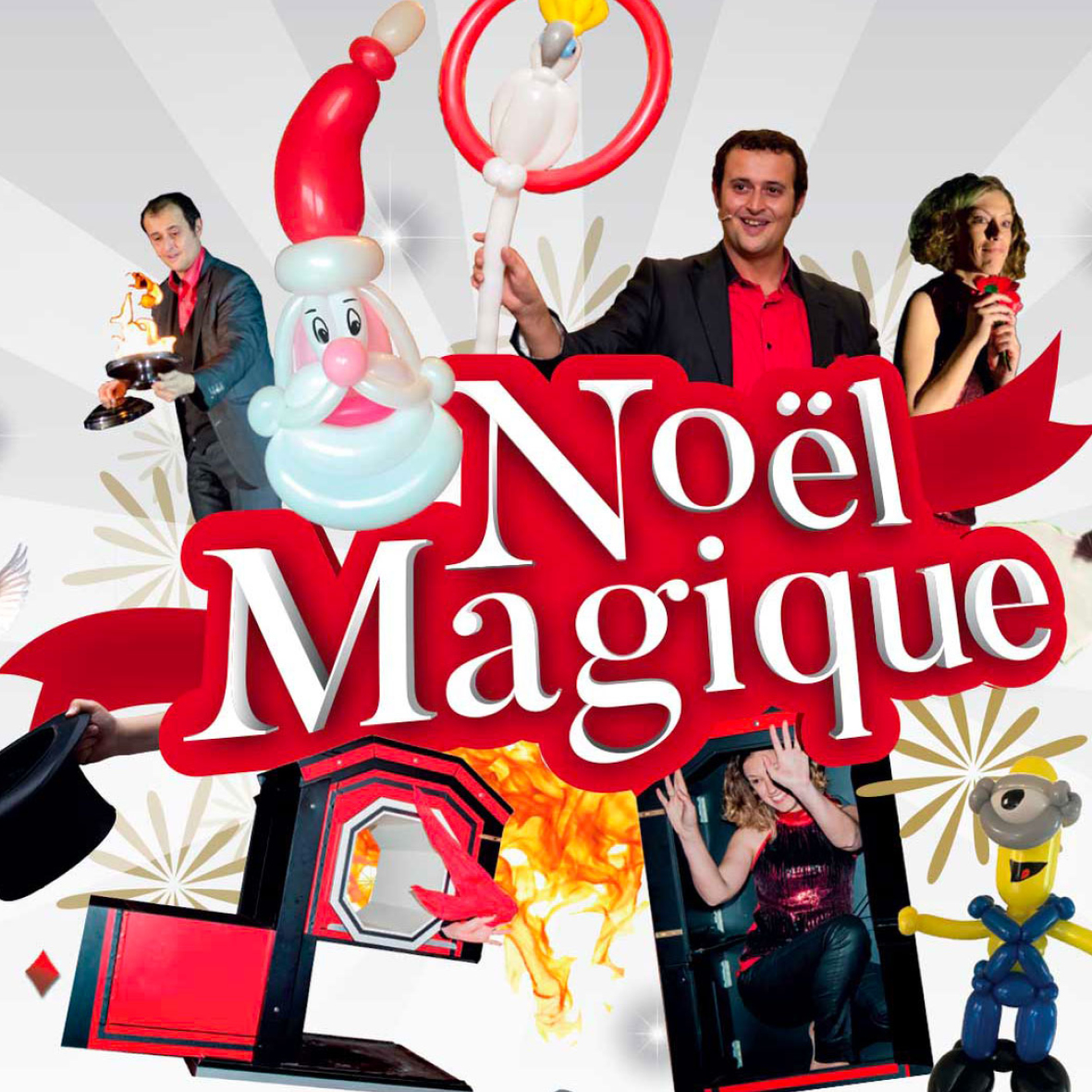 Noël magique - spectacle de magie de la compagnie Tiptonic