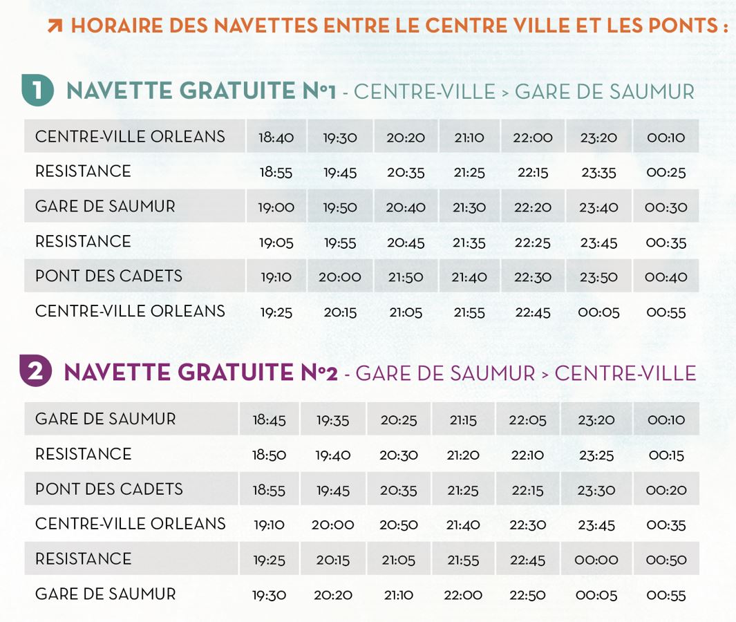 navette 14 juillet