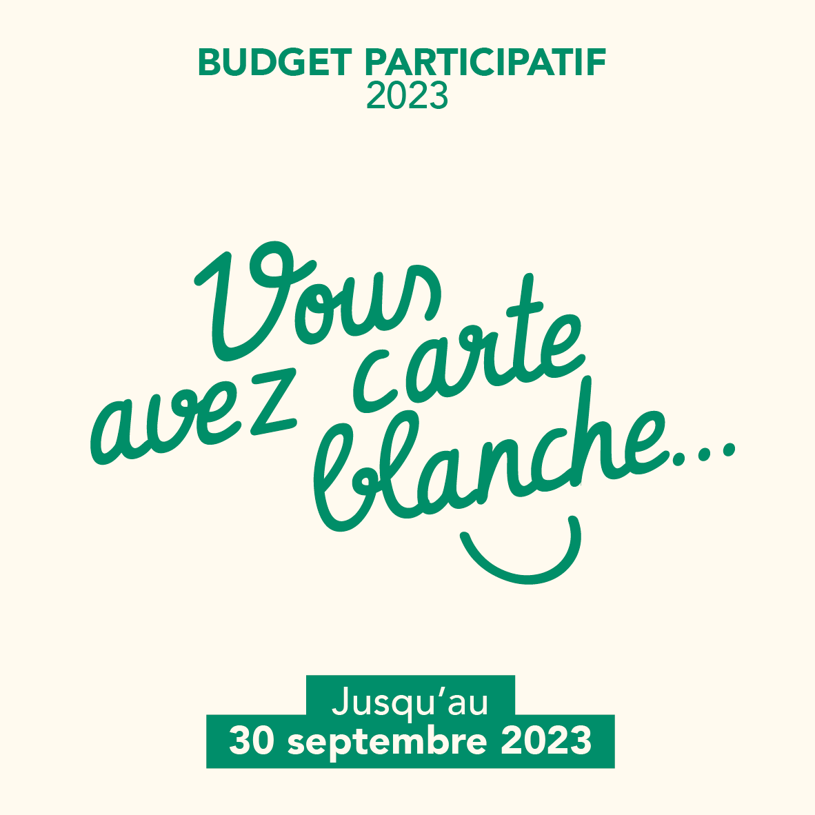 Budget Participatif 2023