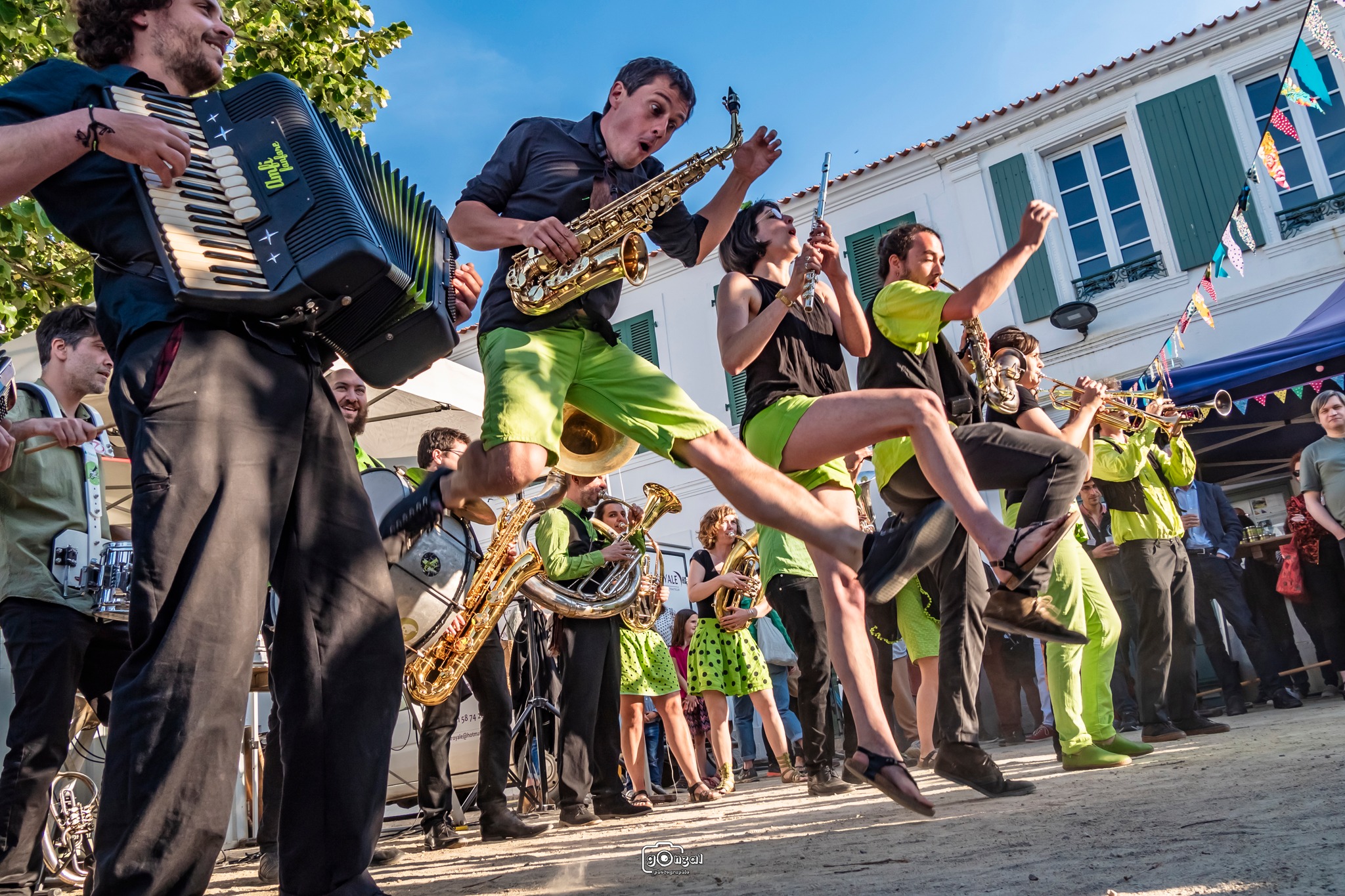 Concert de musique balkanique par le groupe Amfifanfare
