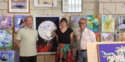 Le « Cheval de la Paix » de Zhang Hao exposé à l'Hôtel de Ville de Saumur