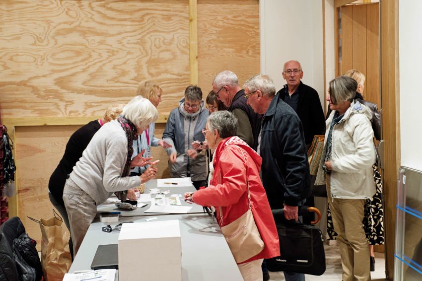 Accueil des participants à l'Abbatiale du Château / © Guy Mabileau