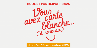 Budget participatif 2025 : vous avez carte blanche (à nouveau) !