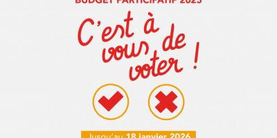 Budget Participatif 2025 : c'est à vous de voter ! 