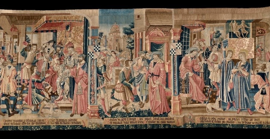36 tapisseries de Saumur exposées à la Cathédrale et à l’Archéoforum  de Liège 