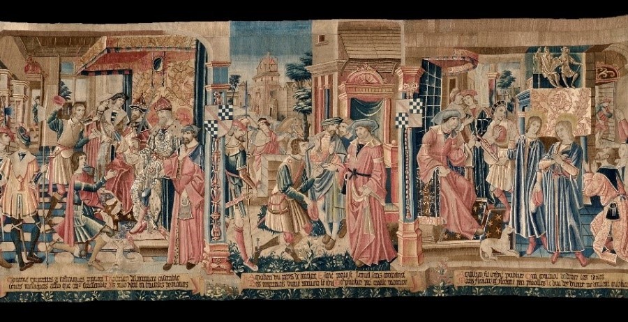 36 tapisseries de Saumur exposées à la Cathédrale et à l’Archéoforum de Liège