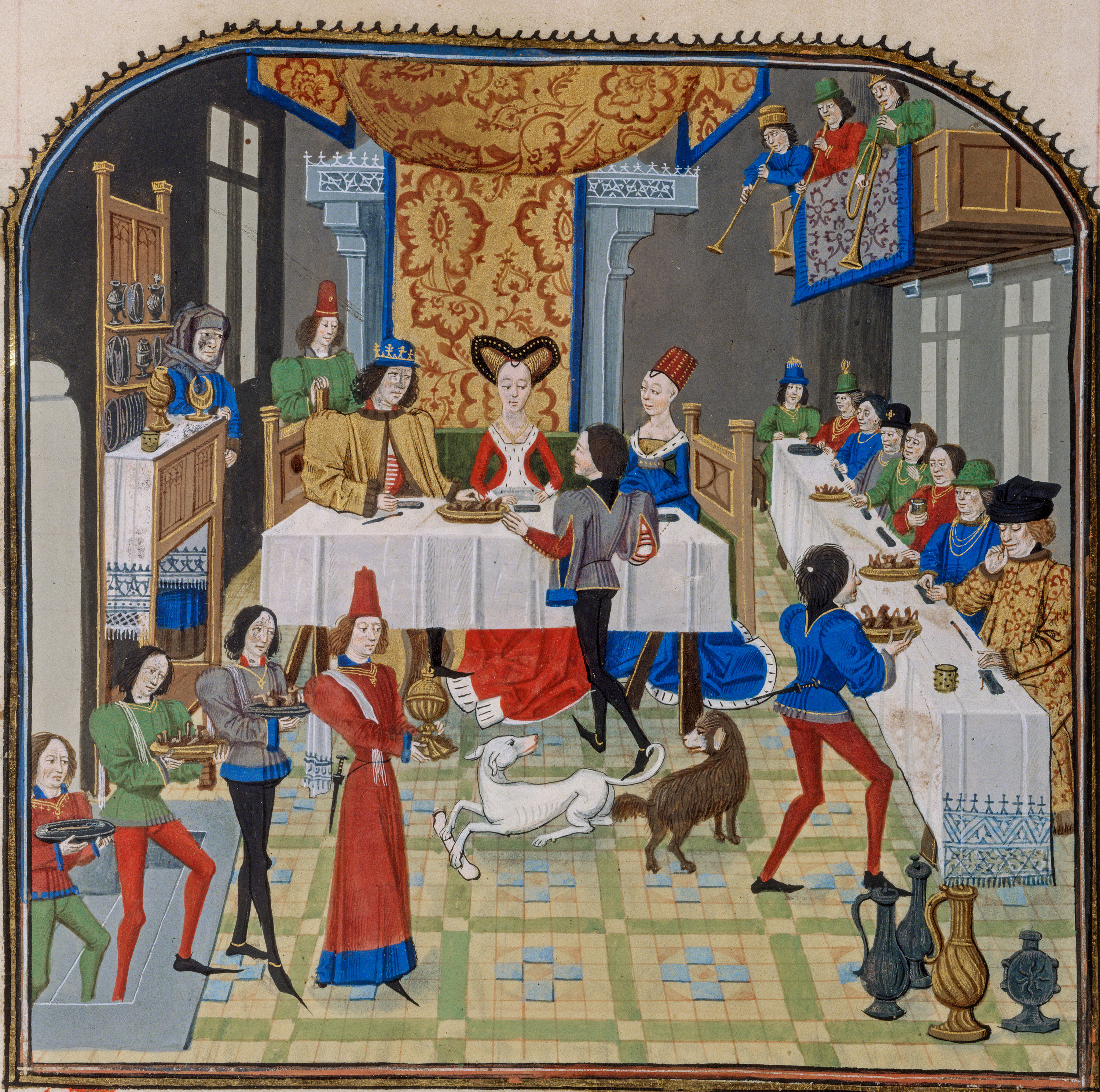 BANQUET DE FETE CHEZ LES DUCS D&rsquo;ANJOU