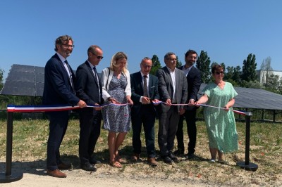 La Ville de Saumur et EDF Renouvelables inaugurent la première centrale solaire de Saumur