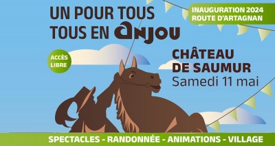 Inauguration de la route d'Artagnan le 11 mai à Saumur !