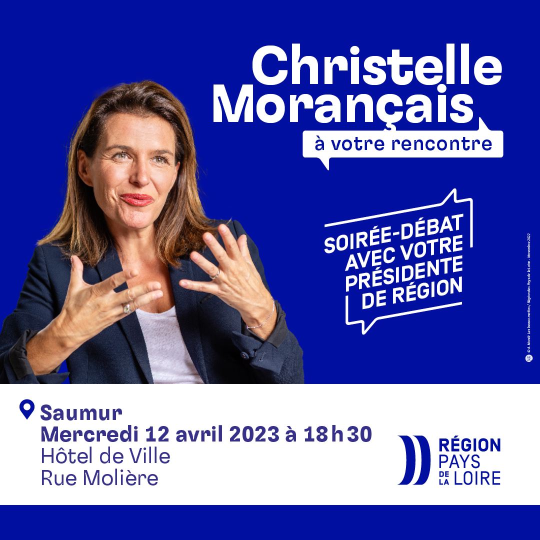 Soirée débat avec la présidente de Région, Christelle Morançais
