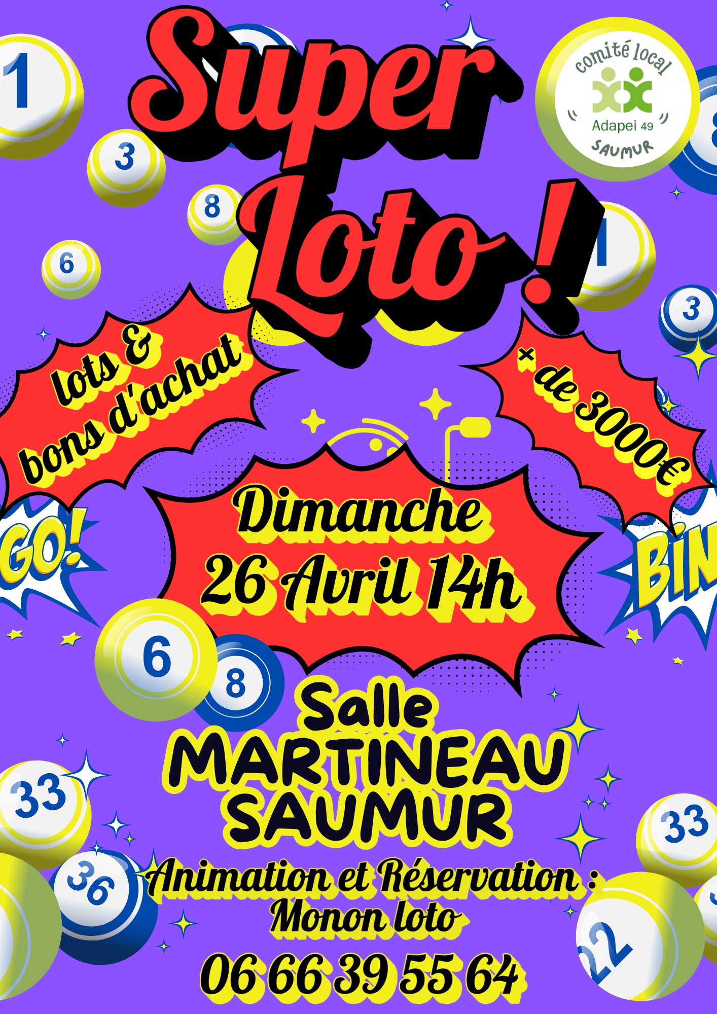 Grand loto &ndash; Comit&eacute; local Adapei 49