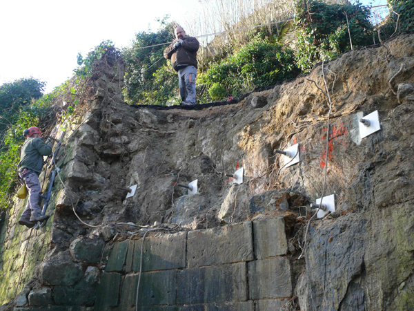 Effondrement de la rue Dovalle à Saumur