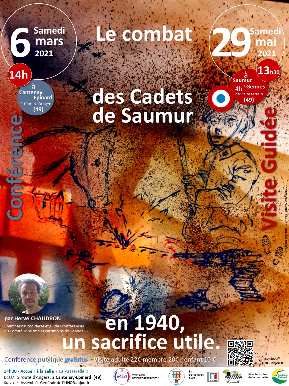 Le combat des cadets de Saumur : visite guidée