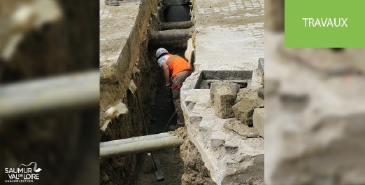 Poursuite des travaux sur les réseaux d’eau et assainissement rues Ackerman et Palustre à St Hilaire St Florent