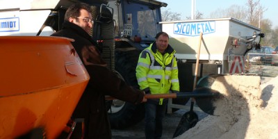 Saumur se prépare à affronter la neige