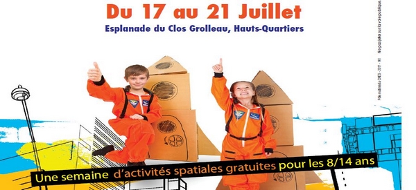 Conquête spatiale pour les 8-14 ans avec </br>"Espace dans ma ville"