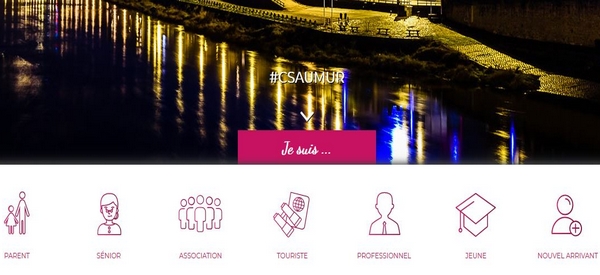 # nouveau site internet de la ville de Saumur