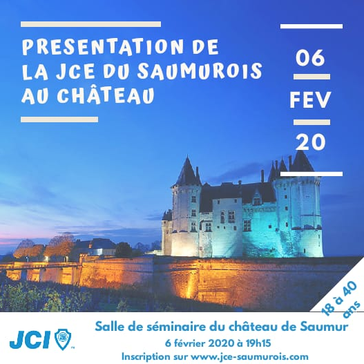 JCE du Saumurois : soirée de présentation au Château de Saumur