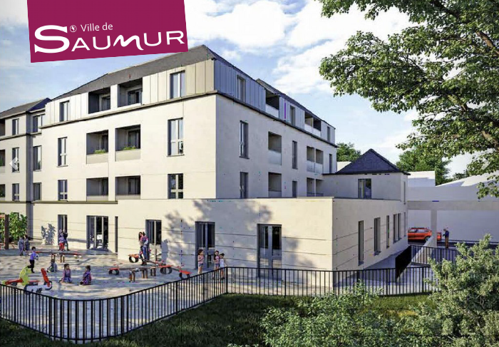 La construction de la future résidence seniors La Girandière Reflets de Loire est lancée.