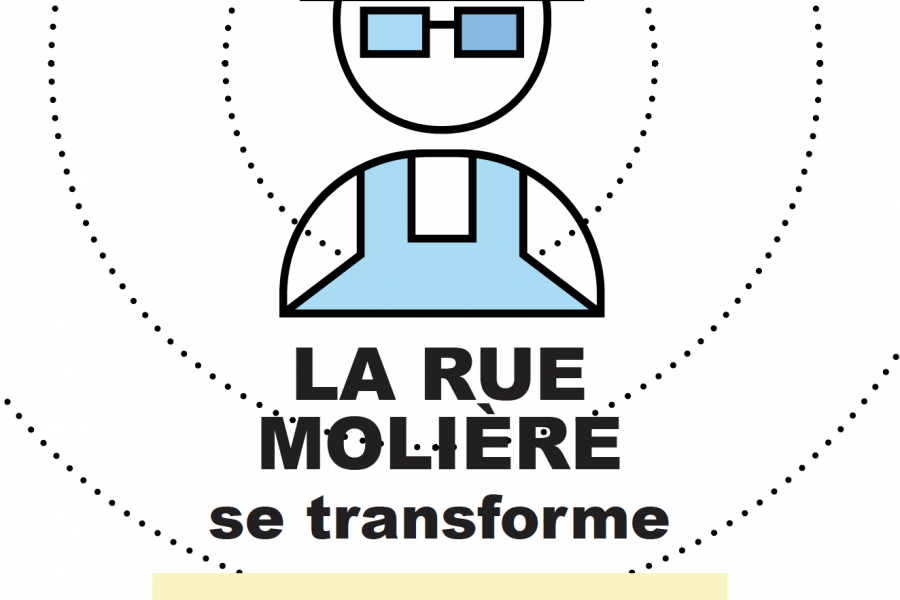 La rue Molière se transforme