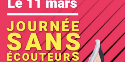 Journée Nationale de l'Audition 2021 : lancement de la 1ère Journée sans écouteurs