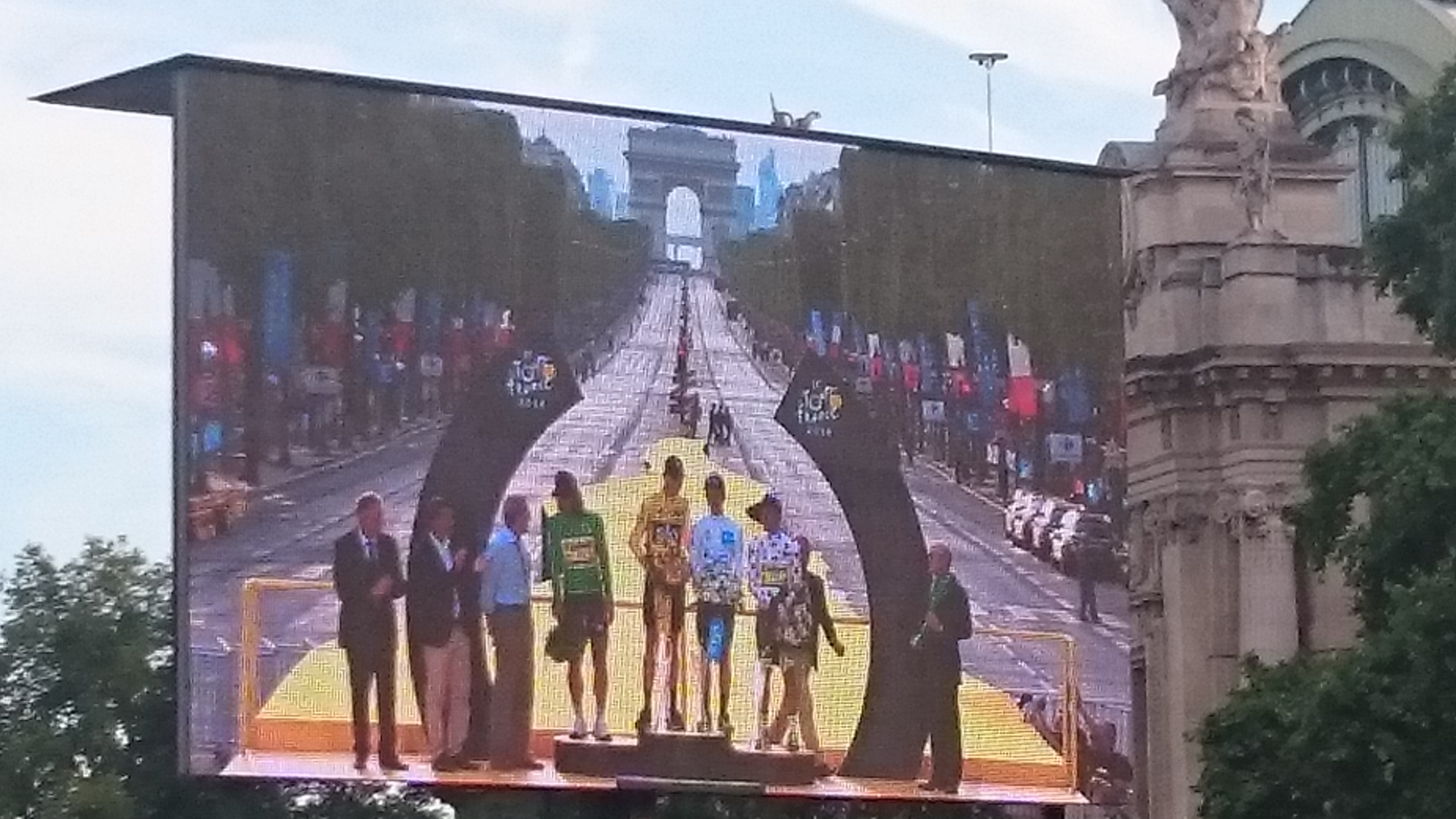 Arrivée du Tour de France à Paris