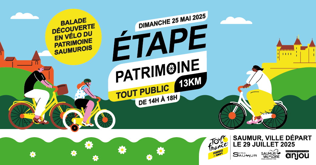 Etape Patrimoine : découverte du patrimoine à vélo !