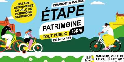 Etape Patrimoine : partez à la découverte du patrimoine saumurois à vélo !