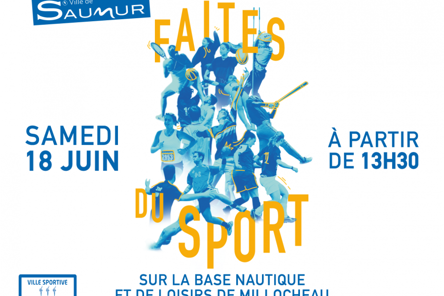 Faites du sport le 18 juin à Saumur !