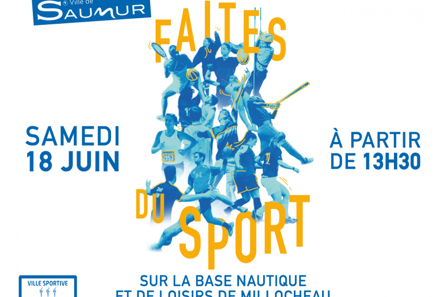 Faites du sport le 18 juin à Saumur !