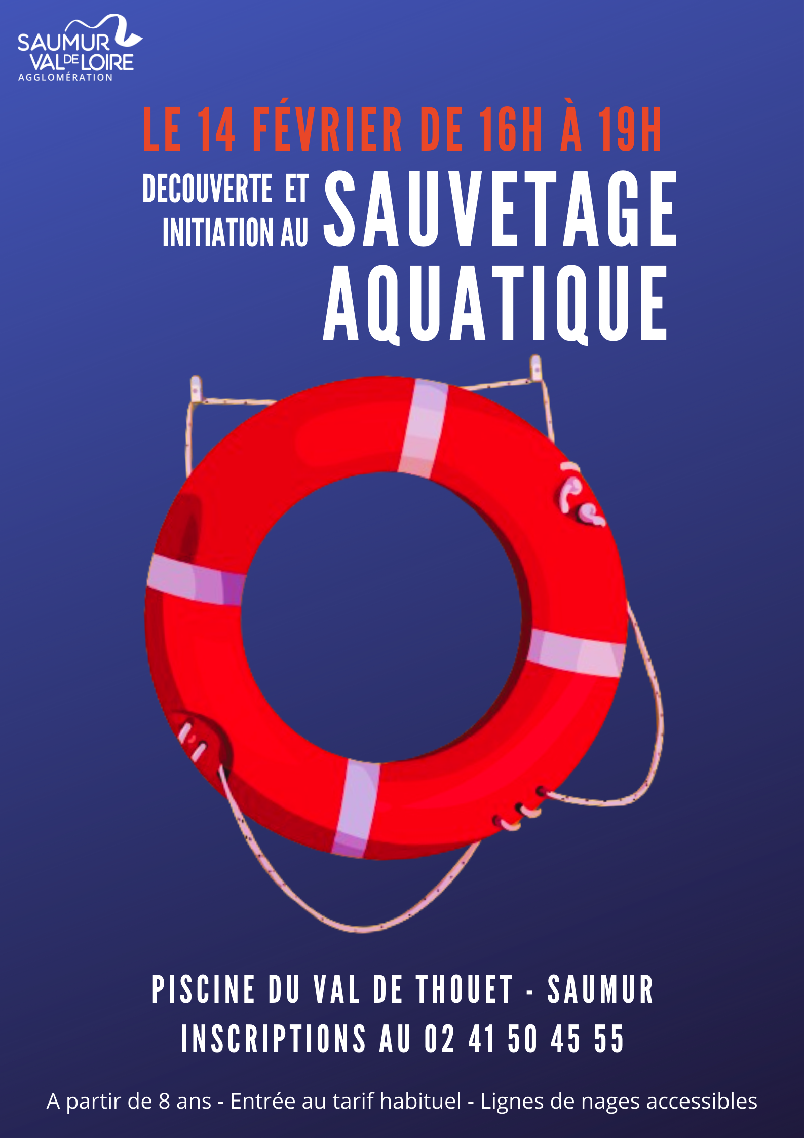 Découverte et initiation au sauvetage aquatique 