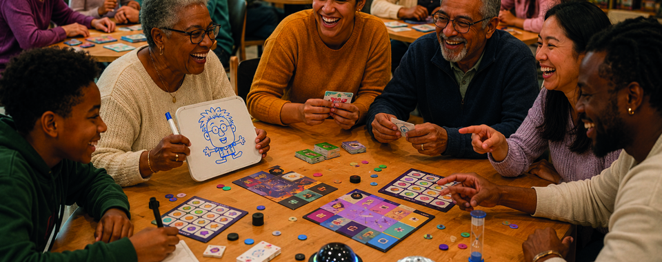 Ludoth&egrave;que : soir&eacute;e jeux de soci&eacute;t&eacute; sp&eacute;ciale jeux d'ambiance