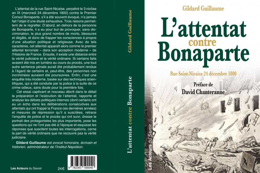 Mercredi 14 décembre 2022 à 18h30 : Conférence sur l'attentat contre Bonaparte
