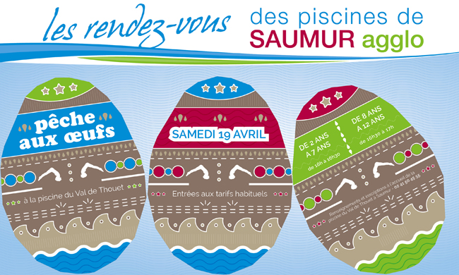 Pêche aux oeufs à la piscine !