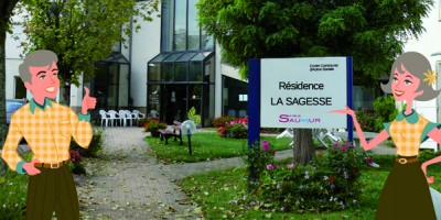 Vide-grenier dans les jardins de la maison de retraite La Sagesse