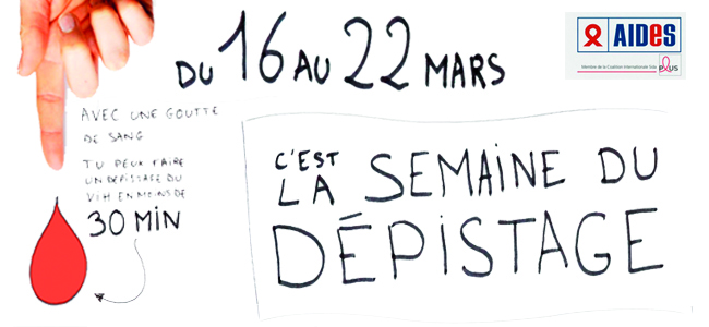 Le jeudi 19 mars à Saumur, AIDES 49 propose un dépistage gratuit et confidentiel