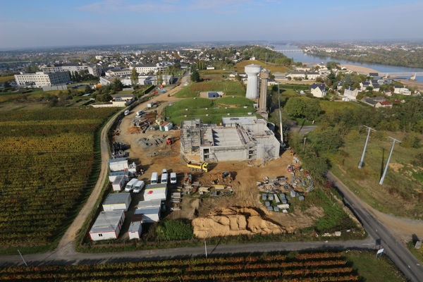 Entre Loire et vignes, la nouvelle usine d'eau potable de Saumur