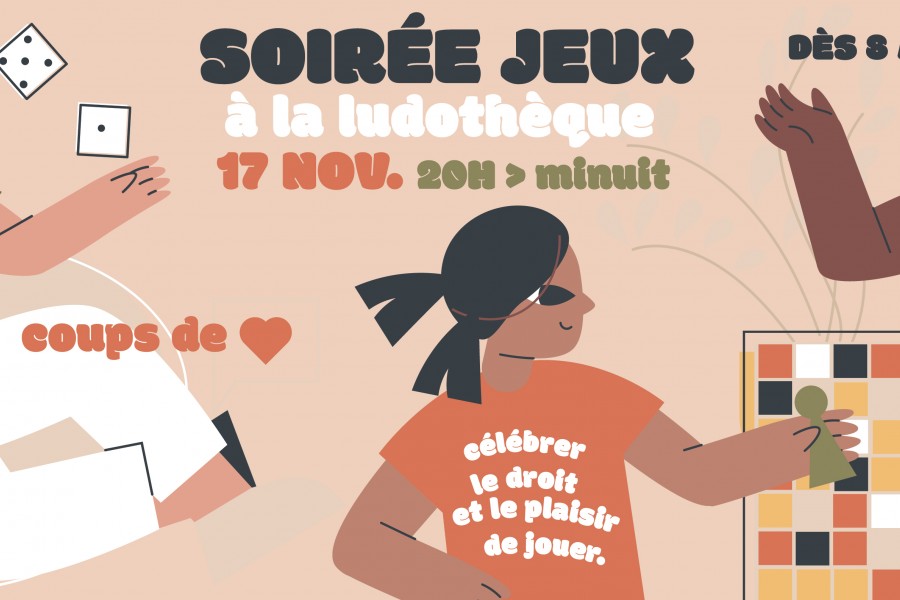 Soirée Jeux à la ludothèque 