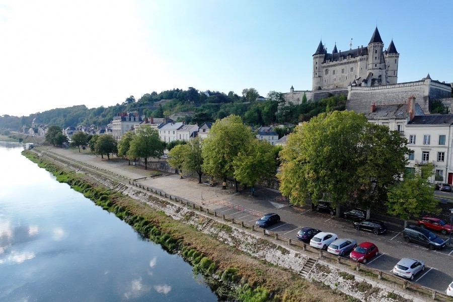 LES TRAVAUX DE R&Eacute;AM&Eacute;NAGEMENT DES QUAIS DE LOIRE ONT COMMENC&Eacute; &Agrave; SAUMUR