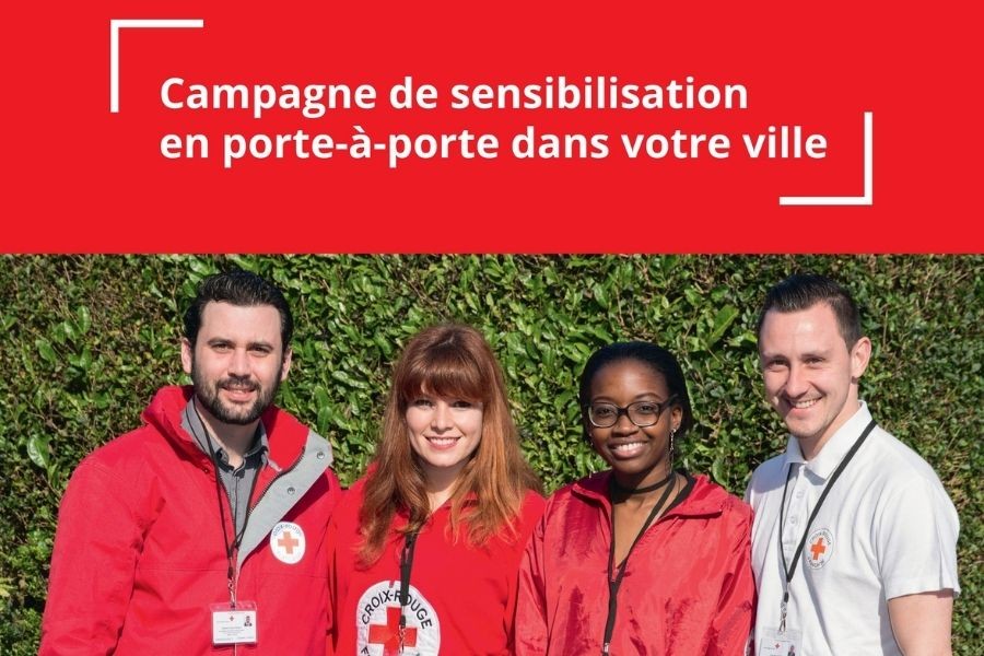La Croix-Rouge française à la rencontre des habitants de Saumur