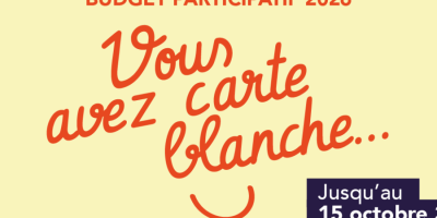 Budget participatif 2026 : vous avez carte blanche (&agrave; nouveau) !