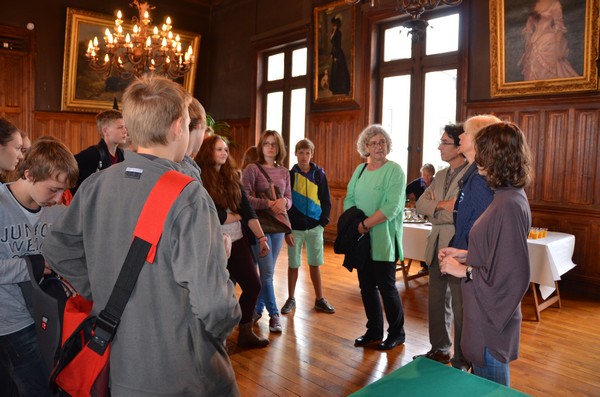 Les lycéens du Domgymnasium de Verden reçus à la mairie